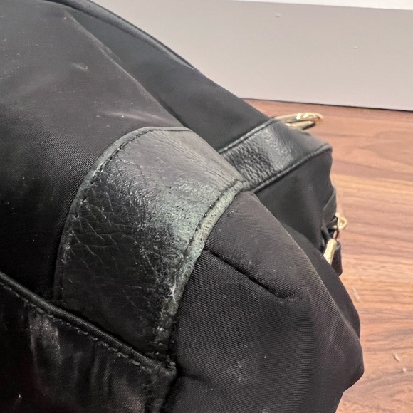 Rebecca Minkoff Baby Diaper Bag Black Gold Purse Knocked Up Collection - Picture 12 of 16